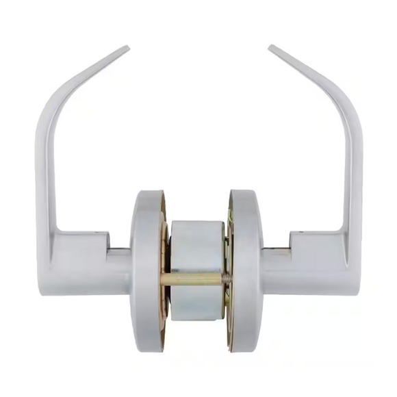 Commercial Keyed Curved Lever Cylindrical UL 3Hr Fire ANSI Grd 2, Satin Chrome - Picture 5 of 12